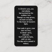 Activiteiten in de omgeving van Kneel at Cross Oce Visitekaartje (Achterkant)