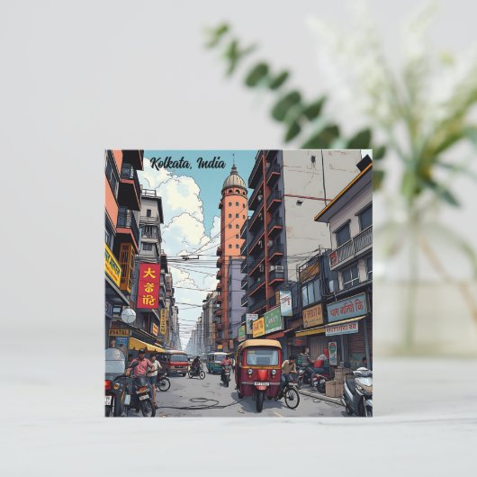 Activiteiten in de omgeving van Kolkata, India Dow (Staand voorkant)