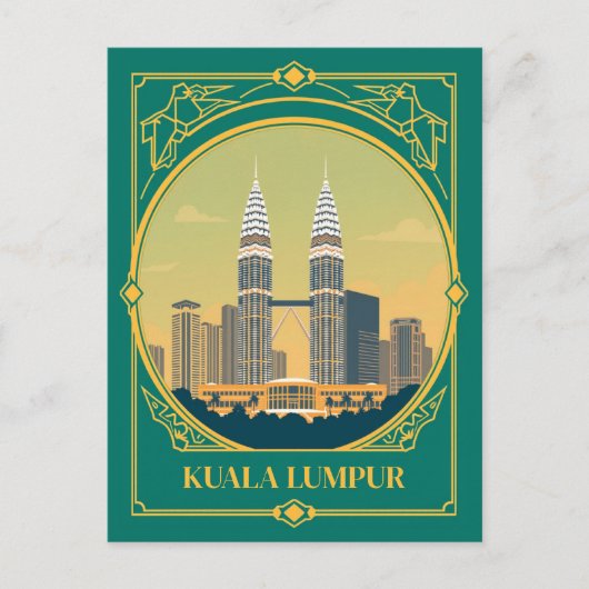 Activiteiten in de omgeving van Kuala Lumpur Art D Briefkaart (Voorkant)