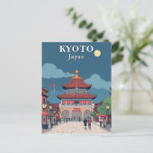 Activiteiten in de omgeving van Kyoto Japan Japane Briefkaart (Staand voorkant)
