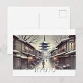 Activiteiten in de omgeving van Kyoto Japan Travel Briefkaart (Voorkant / Achterkant)
