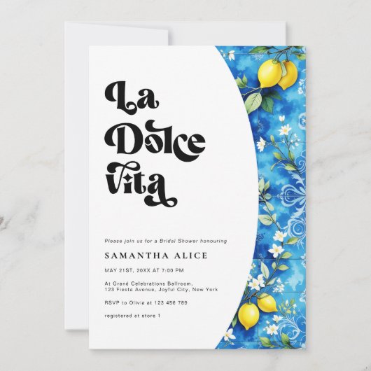 Activiteiten in de omgeving van La Dolce Vita Lemo Kaart (Voorkant)