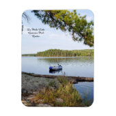 Activiteiten in de omgeving van La Pêche Lake Gati Magneet (Verticaal)