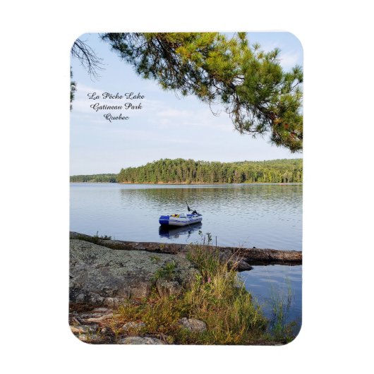 Activiteiten in de omgeving van La Pêche Lake Gati Magneet (Verticaal)