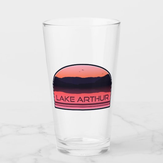 Activiteiten in de omgeving van Lake Arthur Pennsy Glas (Voorkant)