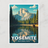 Activiteiten in de omgeving van Lake at Yosemite N Briefkaart (Voorkant)