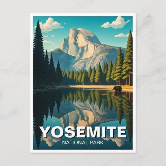 Activiteiten in de omgeving van Lake at Yosemite N Briefkaart (Voorkant)