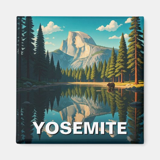 Activiteiten in de omgeving van Lake at Yosemite N Magneet (Voorkant)