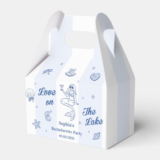 Activiteiten in de omgeving van Lake Bachelorette  Bedankdoosjes (Achterkant)