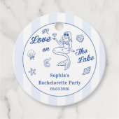 Activiteiten in de omgeving van Lake Bachelorette  Bedankjes Labels (Voorkant)