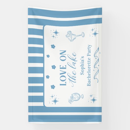 Activiteiten in de omgeving van Lake Bachelorette  Spandoek (Verticaal)