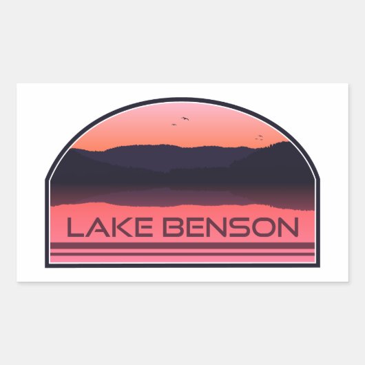 Activiteiten in de omgeving van Lake Benson North  Rechthoekige Sticker (Voorkant)