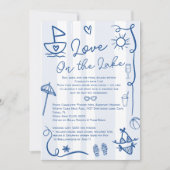 Activiteiten in de omgeving van Lake Blue Bachelor Kaart (Voorkant)