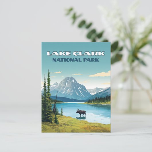 Activiteiten in de omgeving van Lake Clark Nationa Briefkaart (Staand voorkant)