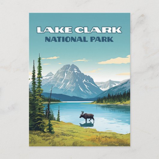 Activiteiten in de omgeving van Lake Clark Nationa Briefkaart (Voorkant)