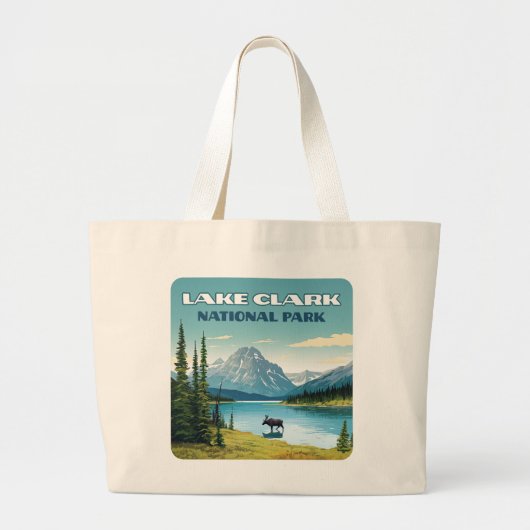 Activiteiten in de omgeving van Lake Clark Nationa Grote Tote Bag (Voorkant)