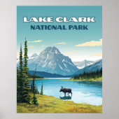 Activiteiten in de omgeving van Lake Clark Nationa Poster (Voorkant)