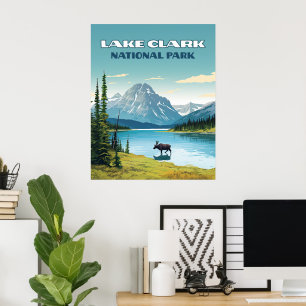 Activiteiten in de omgeving van Lake Clark Nationa Poster
