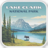 Activiteiten in de omgeving van Lake Clark Nationa Sticker (Voorkant)