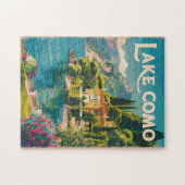Activiteiten in de omgeving van Lake Como Painterl Legpuzzel (Horizontaal)