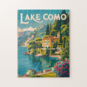 Activiteiten in de omgeving van Lake Como Painterl Legpuzzel (Verticaal)