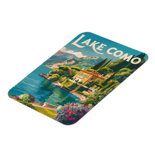 Activiteiten in de omgeving van Lake Como Painterl Magneet (Linkerzijde)