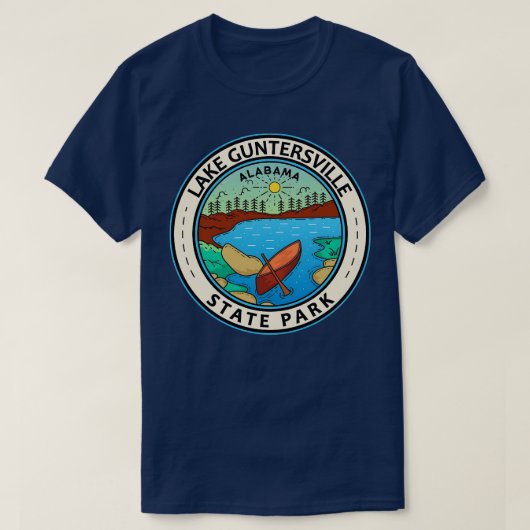 Activiteiten in de omgeving van Lake Guntersville  T-shirt (Design voorkant)
