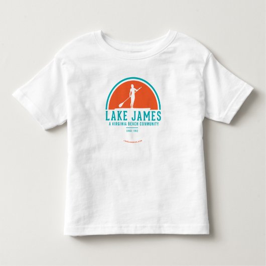 Activiteiten in de omgeving van Lake James Toddler Kinder Shirts (Voorkant)