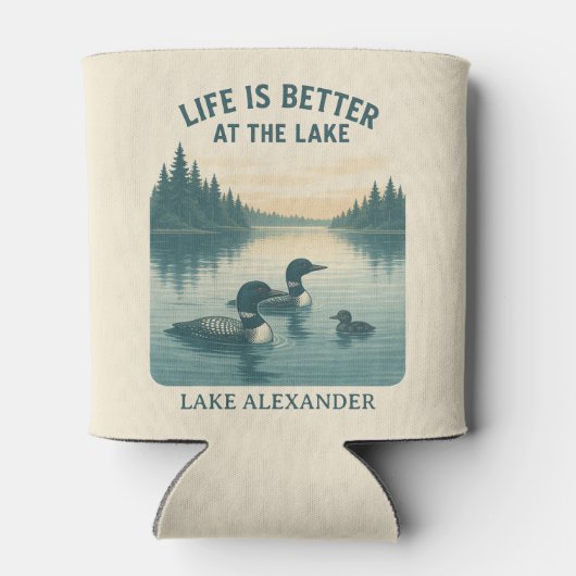 Activiteiten in de omgeving van Lake Loon Design C Blikjeskoeler (Achterkant)