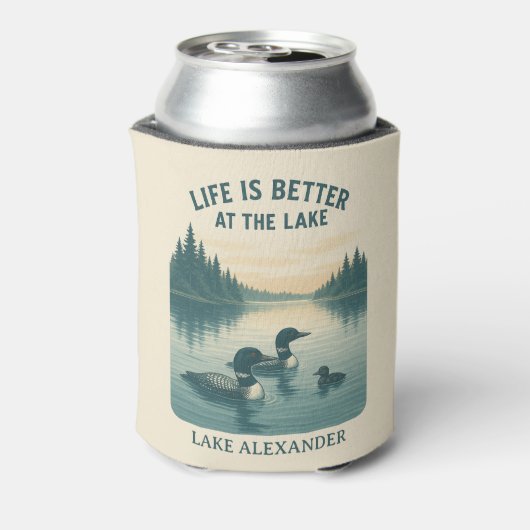 Activiteiten in de omgeving van Lake Loon Design C Blikjeskoeler (Blikje Achterkant)