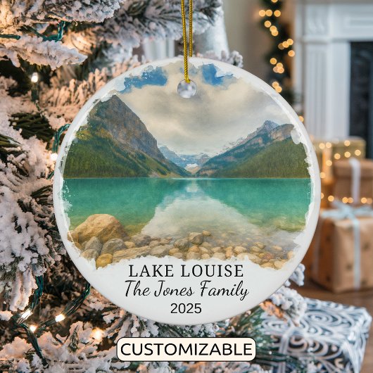 Activiteiten in de omgeving van Lake Louis Ornamen Keramisch Ornament