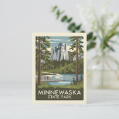 Activiteiten in de omgeving van Lake Minnewaska St Briefkaart (Staand voorkant)