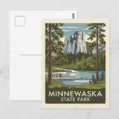 Activiteiten in de omgeving van Lake Minnewaska St Briefkaart (Voorkant / Achterkant)