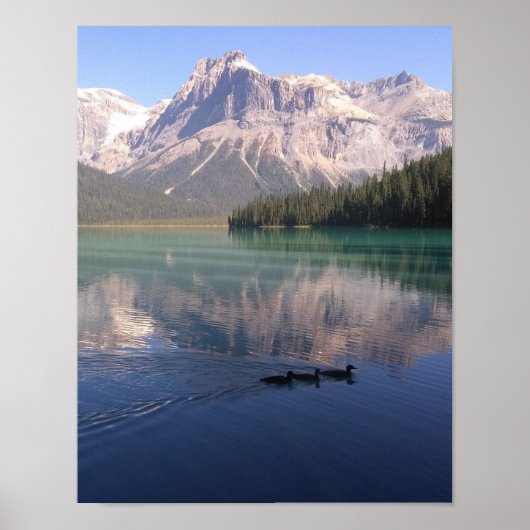 Activiteiten in de omgeving van Lake Mountains Cot Poster (Voorkant)
