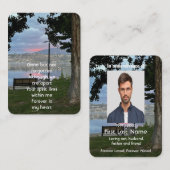 Activiteiten in de omgeving van Lake Park Bench Ke Visitekaartje (Voorkant / Achterkant)