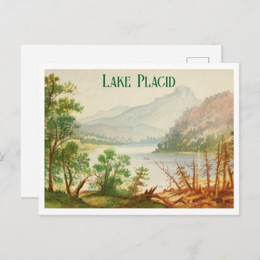 Activiteiten in de omgeving van Lake Placid New Yo Briefkaart (Voorkant / Achterkant)