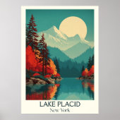 Activiteiten in de omgeving van Lake Placid New Yo Poster (Voorkant)