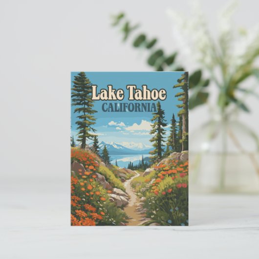 Activiteiten in de omgeving van Lake Tahoe Califor Briefkaart (Staand voorkant)