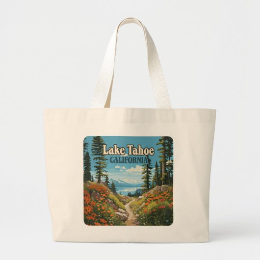 Activiteiten in de omgeving van Lake Tahoe Califor Grote Tote Bag (Voorkant)