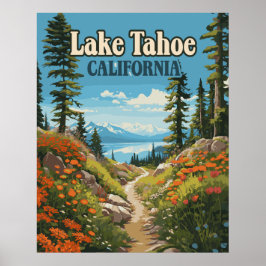 Activiteiten in de omgeving van Lake Tahoe Califor Poster