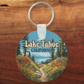Activiteiten in de omgeving van Lake Tahoe Califor Sleutelhanger (Achterkant)