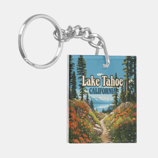 Activiteiten in de omgeving van Lake Tahoe Califor Sleutelhanger (Voorkant Links)