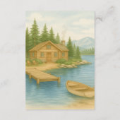 Activiteiten in de omgeving van Lake Tahoe Rustic Informatiekaartje (Achterkant)