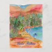 Activiteiten in de omgeving van Lake Tahoe Summer  Briefkaart (Voorkant)