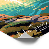 Activiteiten in de omgeving van Lake Travis Texas  Poster (Hoek)