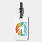 Activiteiten in de omgeving van Lake Waccamaw Nort Bagagelabel (Voorkant verticaal)