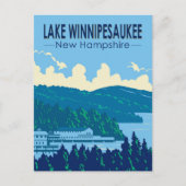Activiteiten in de omgeving van Lake Winnipesaukee Briefkaart (Voorkant)