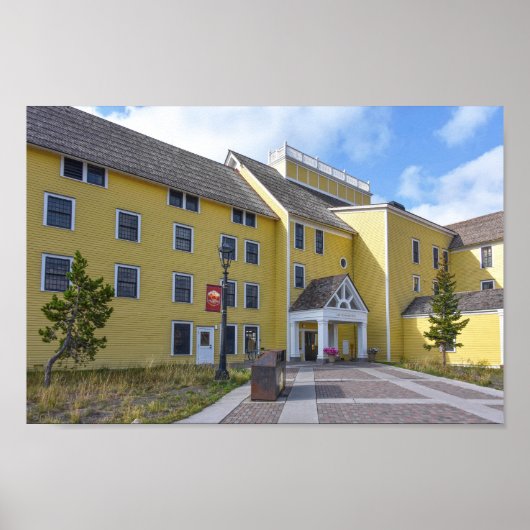 Activiteiten in de omgeving van Lake Yellowstone H Poster (Voorkant)