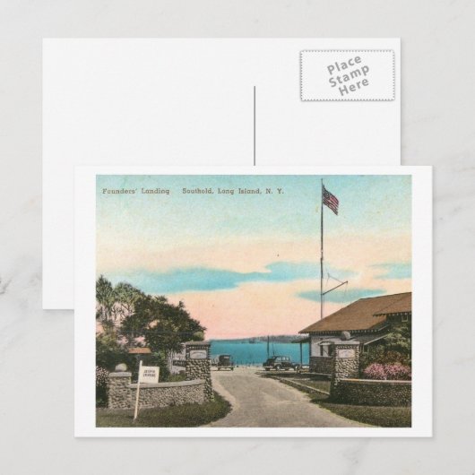 Activiteiten in de omgeving van Landing, Southold, Briefkaart (Voorkant / Achterkant)