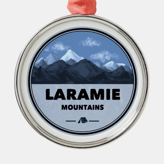 Activiteiten in de omgeving van Laramie Mountains  Metalen Ornament (Voorkant)